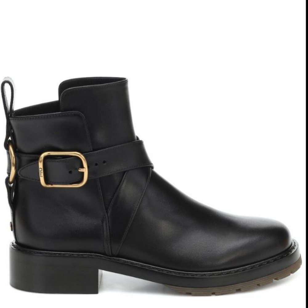 NIB Chloe "Franky" ankle boot, **Navy color** size 39 - Picture 4 of 16